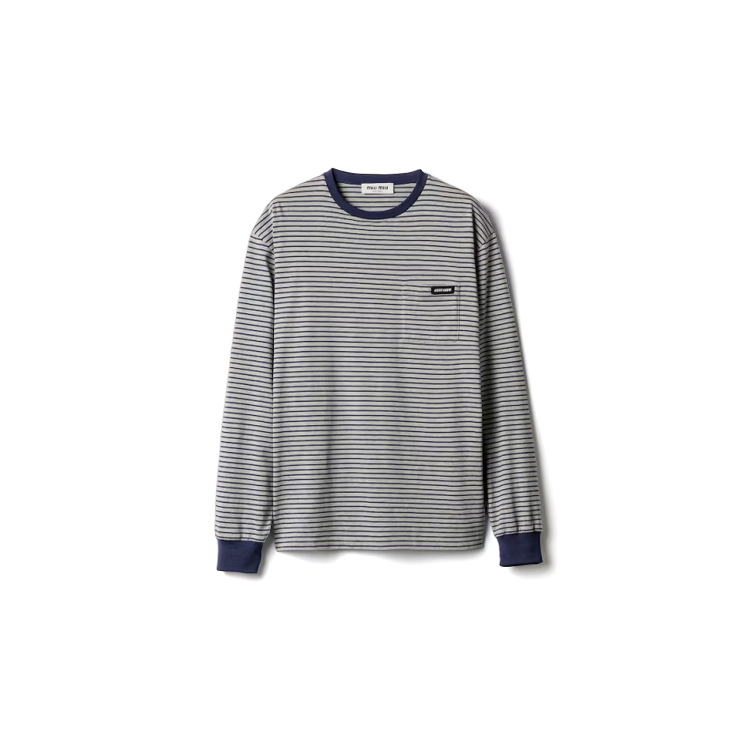 MIU MIU LONG-SLEEVED JERSEY T-SHIRT MJLA22